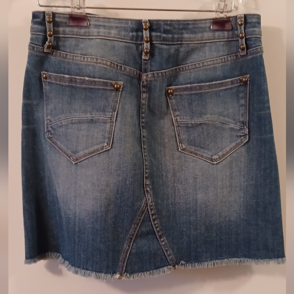 Driftwood Stef studded denim skirt  size 28 - Picture 5 of 7